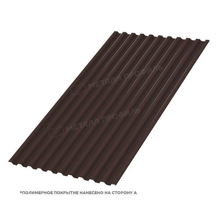 Профлист Металл Профиль С-21 0,5 PURMAN® RR 32 Темно-коричневый
